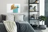 MuchoWow® Poster Kaninchen - Pastell - Blau 90x60 cm - Produktbild-Vorschau 4