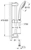 Grohe Euphoria set doccia Mono 600 mm cromo - 27266001 Anteprima dell’immagine prodotto 5