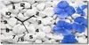 Wanduhr aus Glas – 60x30 cm - Glasbild - Glasuhr - Produktbild-Vorschau 1