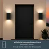 MeLiTec LED-Wandleuchte, Außenleuchte modern, eckig, Produktbild-Vorschau 2