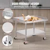 Edelstahl-Arbeitstisch Zubereitungstisch 762x914mm Produktbild-Vorschau 4