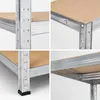 Linder Exclusiv Scaffale in metallo 180x100x60 cm 5 ripiani Anteprima dell’immagine prodotto 2