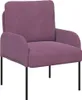 vidaXL Sofas mit Kissen 55cm Lila Sperrholz Produktbild-Vorschau 1