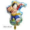 One Piece Figuren-Folienballon 45cm Produktbild-Vorschau 2