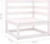 vidaXL 5-tlg. Garten-Lounge-Set mit Kissen Kiefer Produktbild-Vorschau 10
