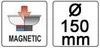 Vassoio magnetico in ABS Ø 150 mm Anteprima dell’immagine prodotto 9