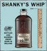 A bottle of Shanky's Whip liqueur is shown with a ruler for scale and text indicating it is bottled and blended in Ireland. Produktbild-Vorschau