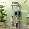 PawHut Kratzbaum mit Katzenhöhle, Bett für Katzen bis 6 kg Produktbild-Vorschau 2