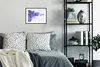 MuchoWow® MuchoWow® Gerahmtes Poster Tinte - Lila - Produktbild-Vorschau 2