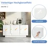 Merax Hochglanz Sideboard mit 3 Türen und 6 Fächern, Produktbild-Vorschau 9
