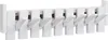 HOME DELUXE Garderobenleiste PORTE - 56 x 3,5 x 15 cm, Weiß Produktbild-Vorschau 1
