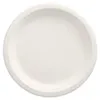 100 Papstar Teller, Zuckerrohr pure ungeteilt Ø 23 cm, 2 cm Produktbild-Vorschau 3