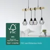 Luster Eglo Townshend 5, modelo 44075, 4 bombillas E27, Vista previa de la imagen del producto 6
