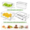 4-teiliger Kühlschrank-Organisator, stapelbare, Produktbild-Vorschau 2