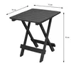 Table de balcon pliante anthracite 70 cm Voir les images du produit 3