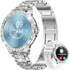 Elegante Smartwatch Damen mit Telefonfunktion 2026 Silber Produktbild-Vorschau 1