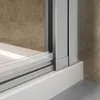 Runddusche 90x90x195cm Drehtür Dusche Viertelkreis Produktbild-Vorschau 7