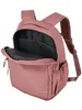 A rose-colored backpack with its main compartment open, showing the interior. Anteprima dell’immagine prodotto