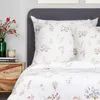 HOMLA Pościel FERN bawełniana w kwiaty 160x200 + 2*70x80 cm Podgląd zdjęcia produktu 2