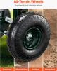 VEVOR Mobiler Gartensitz 810x480x690/770 mm, Gartenrollsitz Produktbild-Vorschau 4
