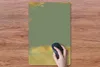 MuchoWow® Mauspad Mousepad Muster - Grün - Farbe - Gold Produktbild-Vorschau 3
