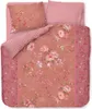 A flat lay of a floral patterned duvet cover and pillowcase set. Produktbild-Vorschau