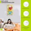 ARTland Leinwandbild Komm zum Kaffee Größe: 20x40 cm Produktbild-Vorschau 3
