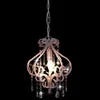 Deckenleuchte 24 x 32 cm rund mit Perlen rosa und exquisit Produktbild-Vorschau 2