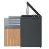 Merax Mülltonnenbox mit Klappdeckel, Mülltonnenverkleidung Produktbild-Vorschau 13