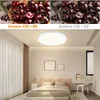 A collage showing cherries under different lighting conditions and a bedroom scene with a ceiling light. Voir les images du produit