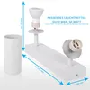 Deckenleuchte schwenkbar weiß Deckenstrahler Wandleuchte 2x Produktbild-Vorschau 8
