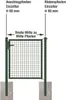 Alberts Wellengitter-Einzeltor mit Zubehör, Breite 125 cm, Produktbild-Vorschau 2