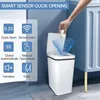 Sensor Mülleimer, Berührungsloser Mülleimer mit Deckel, No Produktbild-Vorschau 3