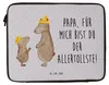 Mr. & Mrs. Panda Laptop Hülle Bären mit Hut 20 x 28 cm - Produktbild-Vorschau 4
