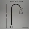 Lampe de lit LED BRILONER LEUCHTEN TUSO, 5 W, 400 lm, IP20, Voir les images du produit 5