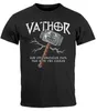 Herren T-Shirt cooler Papa Vathor Fun-Shirt Spruch lustig Produktbild-Vorschau 1
