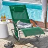SoBuy OGS28-WD Chaise longue de jardin résistante aux Voir les images du produit 2