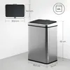 HOMCOM Senzorový odpadkový kôš 40 l Automatický odpadkový Náhľad obrázku produktu 3