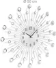 Relaxdays Wanduhr, glitzerndes Diamanten-Design, Produktbild-Vorschau 4