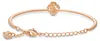 SWAROVSKI Damen Armreif Glücksklee Rosa Roségold UNA Produktbild-Vorschau 4