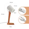 ZMH lampada da tavolo arancione E14 comodino set di 2 Anteprima dell’immagine prodotto 2