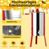 LARS360 Honigschleuder manuell 2 Waben Edelstahl Produktbild-Vorschau 5