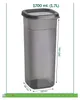 6er Set große Vorratsdosen 1,7 L – quadratische Produktbild-Vorschau 3