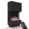Glow Fire Elektrokamin 'PR14' in Schwarz | LED Standkamin Produktbild-Vorschau 2