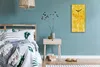 Küche Wohnzimmer Wand Leinwand Uhr Geräuschlos 30x60 Produktbild-Vorschau 4