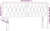 The Living Store Kopfteile 2 Stk. Dunkelbraun 72x7x78/88 cm Produktbild-Vorschau 8