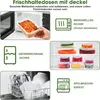 Zestaw pojemników na żywność YASHE, 8 sztuk, plastikowe Podgląd zdjęcia produktu 6