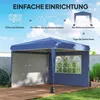 Outsunny Pavillon 3 x3 m Wasserdicht höhenverstellbar Produktbild-Vorschau 7