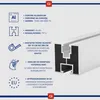 GAL-INDUSTRIAL | Profil aluminiowy do fotowoltaiki – 4 m – Podgląd zdjęcia produktu 7