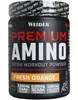 A product shot of a container of Weider Premium Amino Intra Workout Powder in Fresh Orange flavor. Produktbild-Vorschau